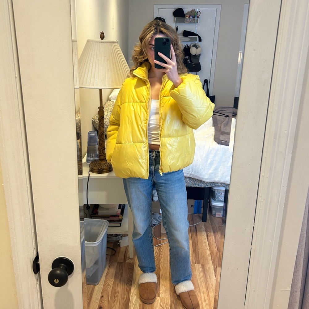 A New Day / Target Yellow Puffer Coat
